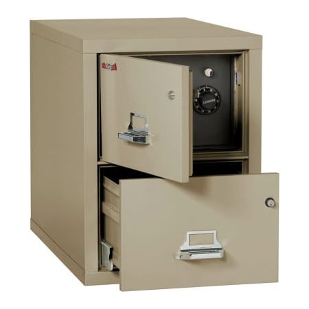 Fire King Fireking Fireproof 2 Drawer Vertical Safe-In-File Legal 20-13/16"Wx31-9/16"Dx27-3/4"H Pewter 2-2131-CPESF